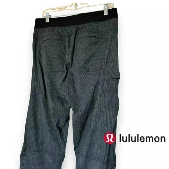 Luluemon Other - Lululemon Pants Mens L Gray Sweatpants Drawstring Cargo Workout Hiking Gym Gray